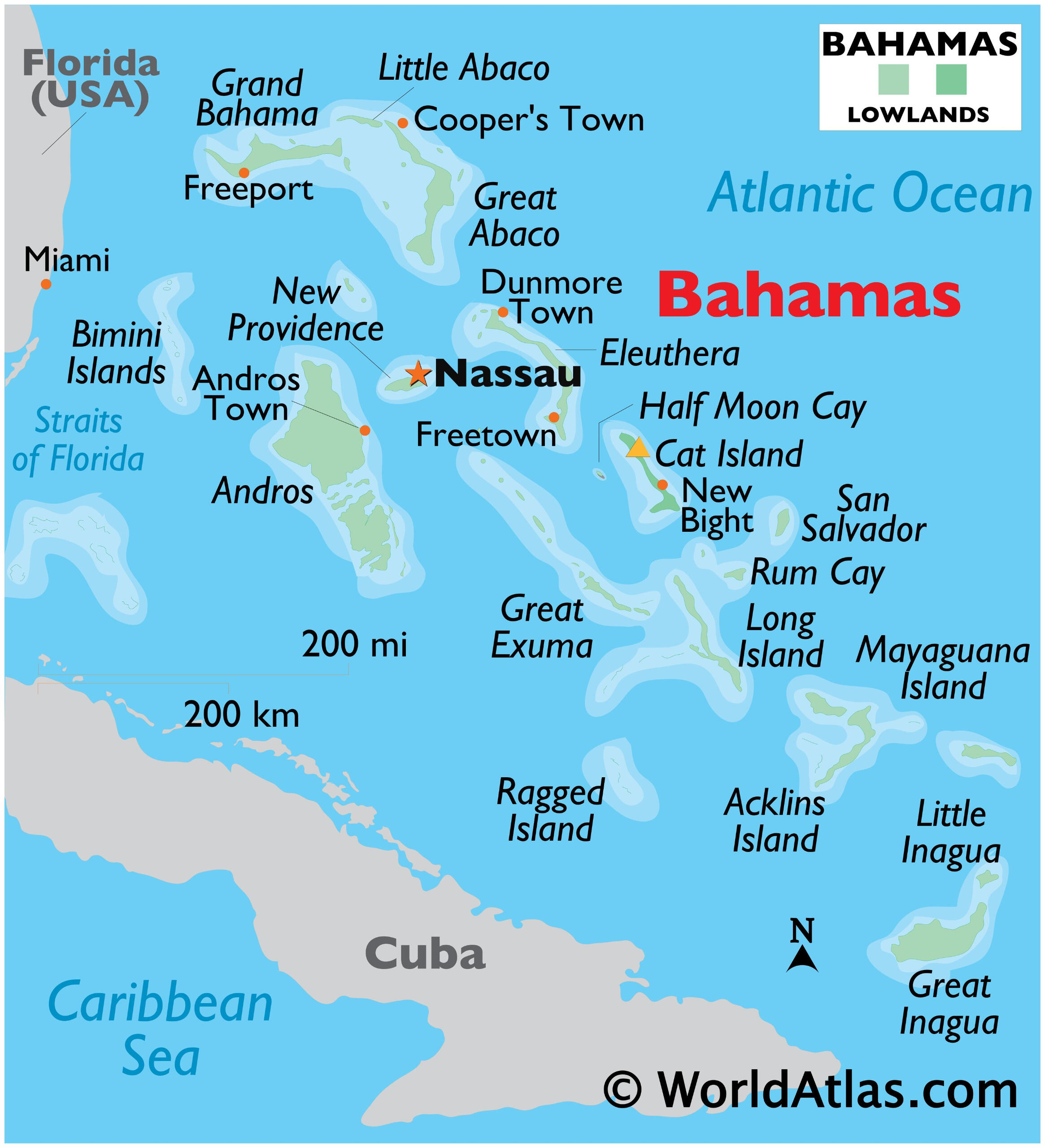 Bahamas WorldAtlas.com